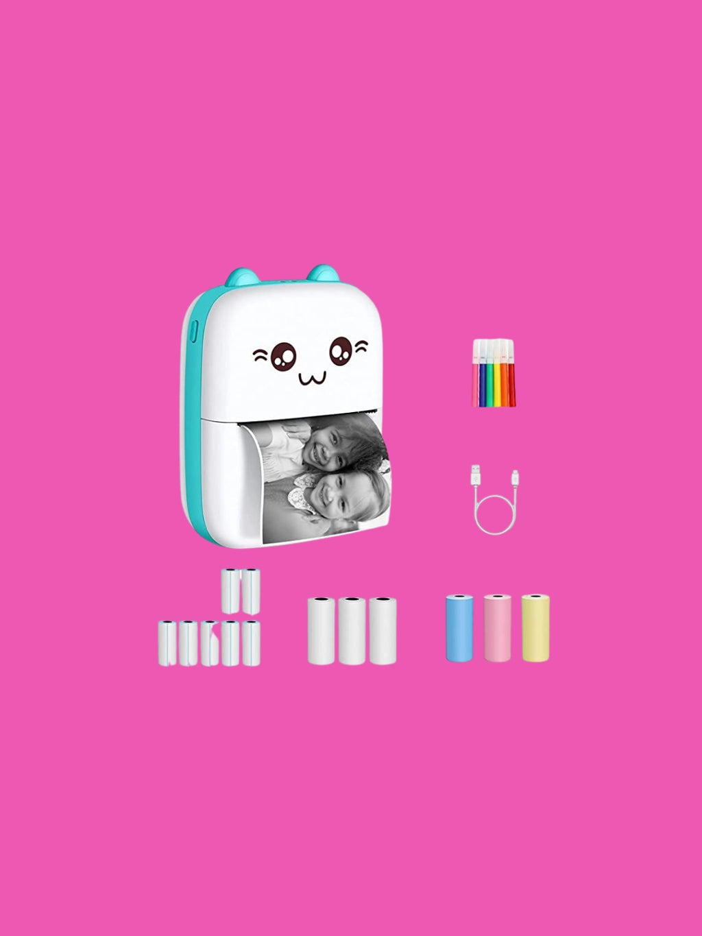 Mini Impresora Térmica Portátil Gadnic Bluetooth 2x1