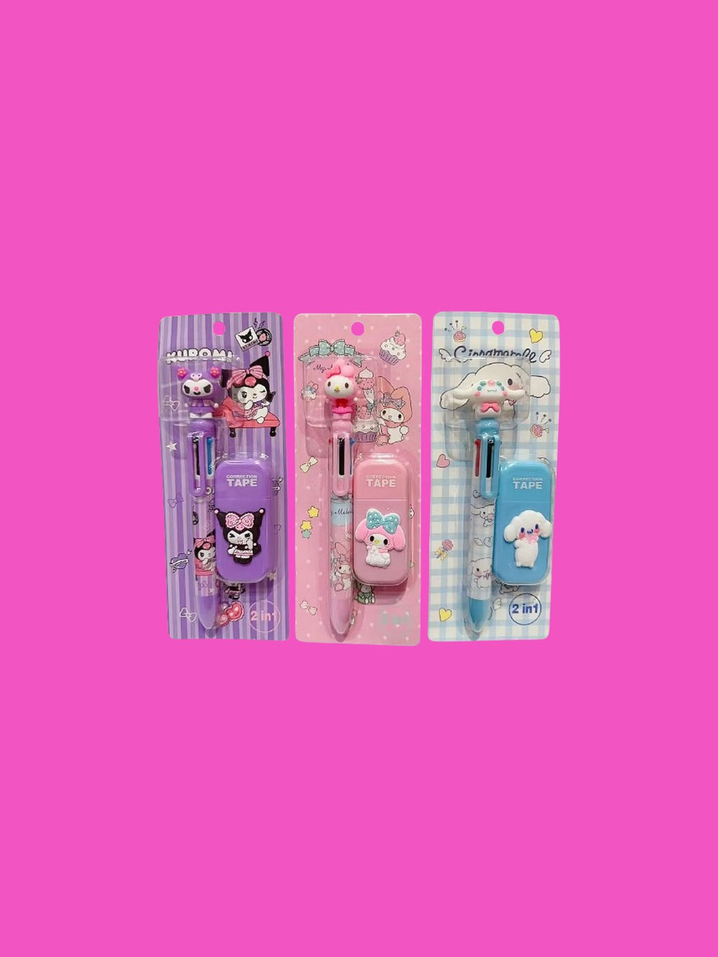 Lapicera + Cinta Correctora 2 en 1