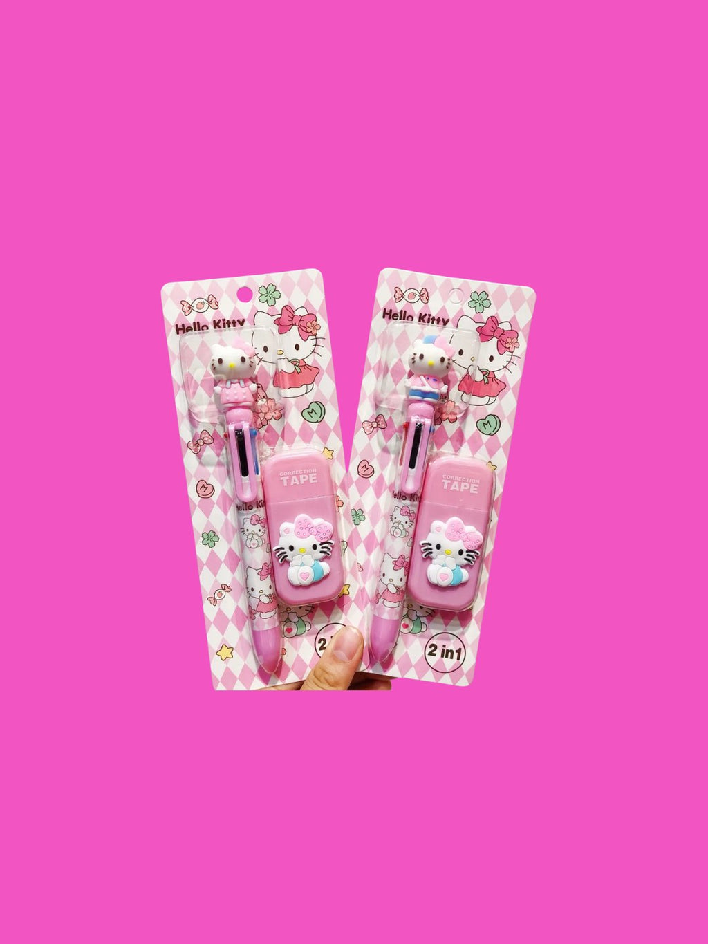 Lapicera + Cinta Correctora 2 en 1